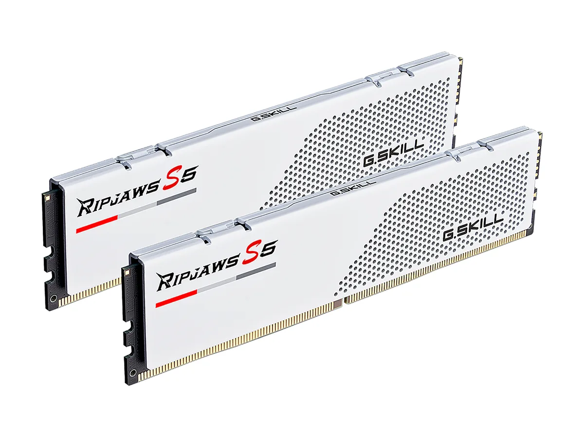 G.SKILL G.SKILL Ripjaws S5 32GB (2×16GB) DDR5 6000 CL30 desktop RAM F5-6000J3040F16GX2-RS5W — product photo