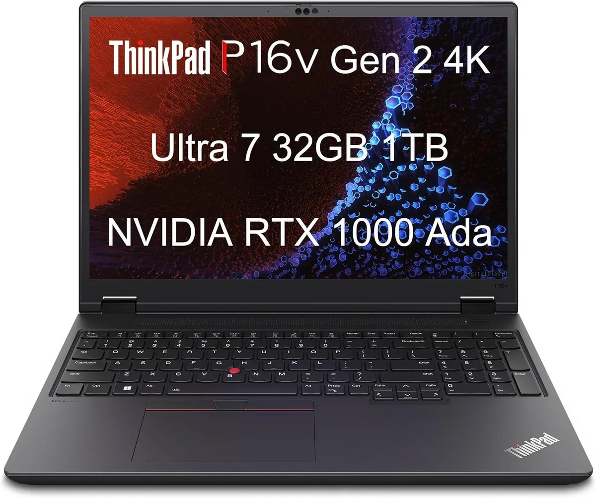 Lenovo Lenovo ThinkPad P16v Gen 2 16" 4K Intel Ultra 7 155H RTX 1000 Ada 32GB 1TB — product photo