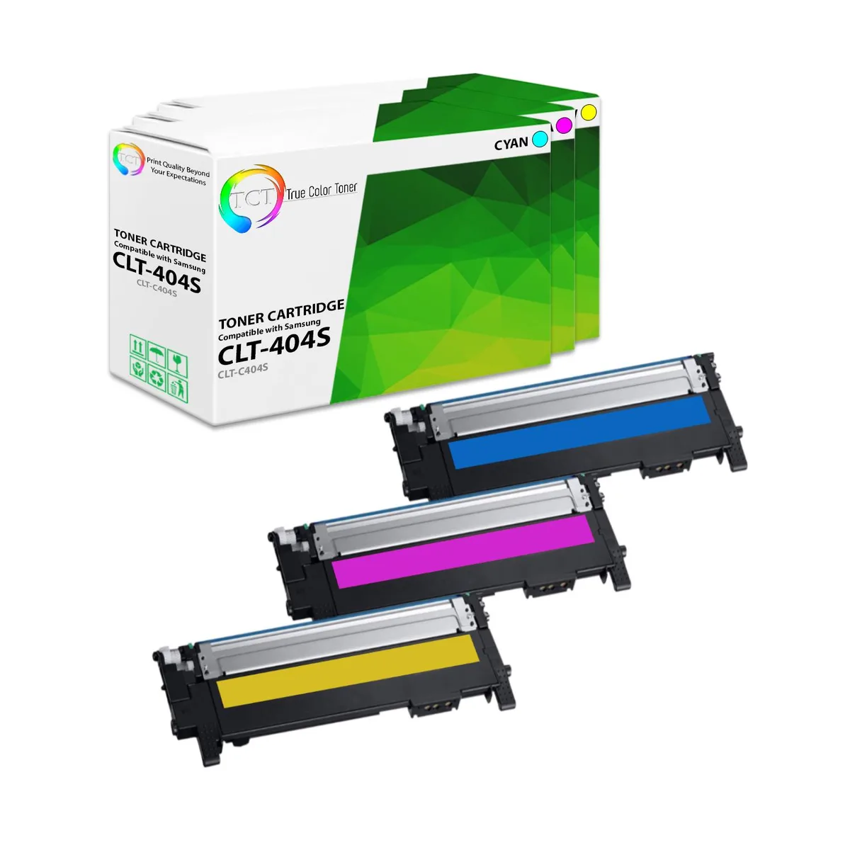 True Color Toner True Color Toner 404S 3 Colour Toner Cartridge Pack 1000 Pages — product photo