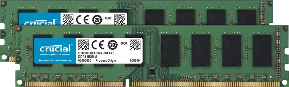 Crucial Crucial CT2K102464BD160B 16GB (2 x 8GB) DDR3L-1600 CL11 1.35V desktop RAM — product photo