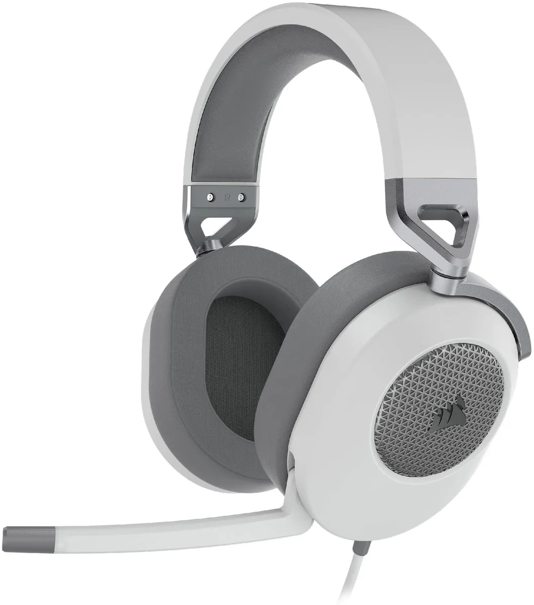 Corsair HS65 Surround White 50mm 3.5mm 282g — product photo