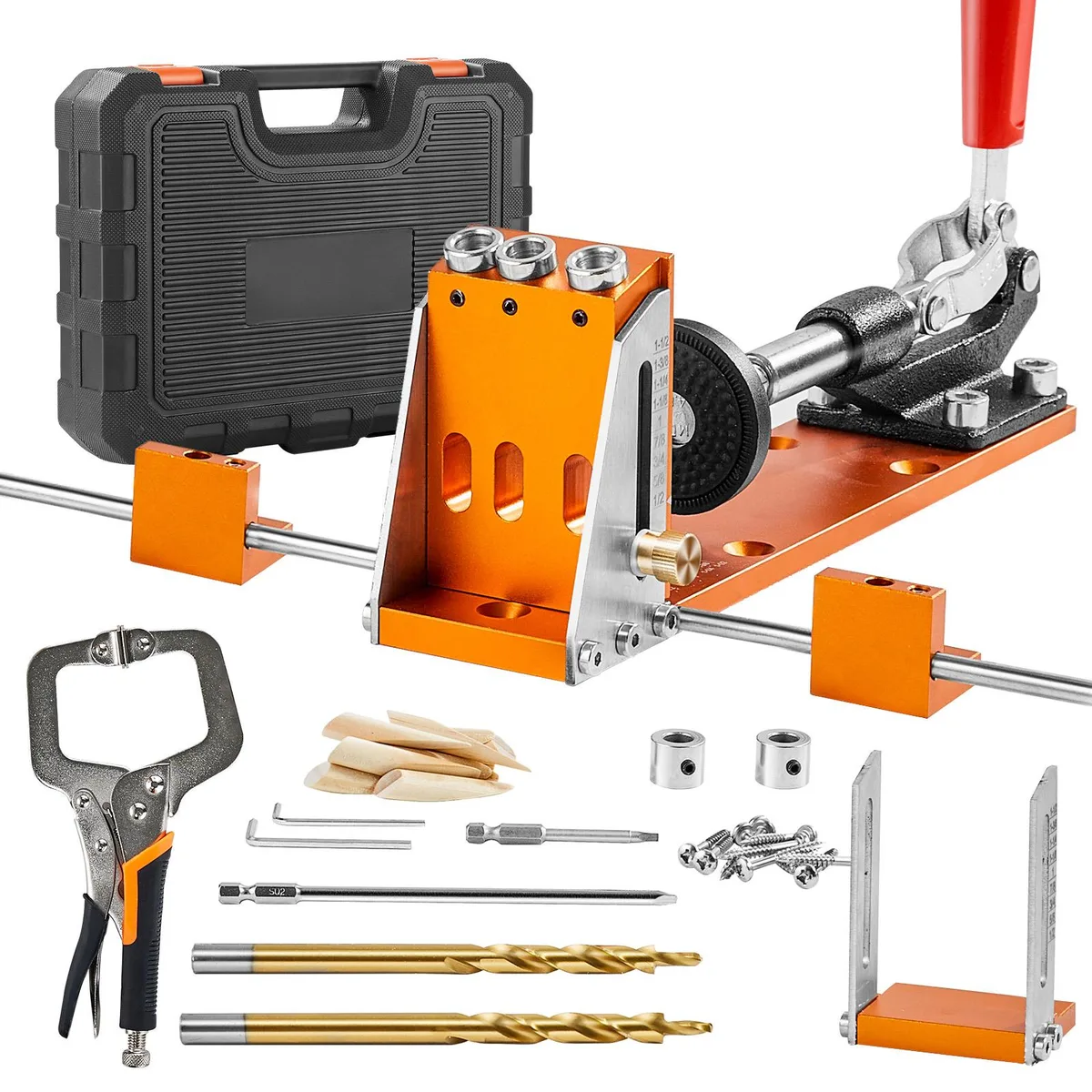 VEVOR VEVOR Pocket Hole Jig Kit 34 Pcs 11" C-clamp — product photo