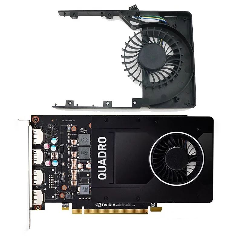 SXDOOL SXDOOL Case Fan for Leadtek Quadro P2000 5B 12V MT7012YB-W20 HF — product photo