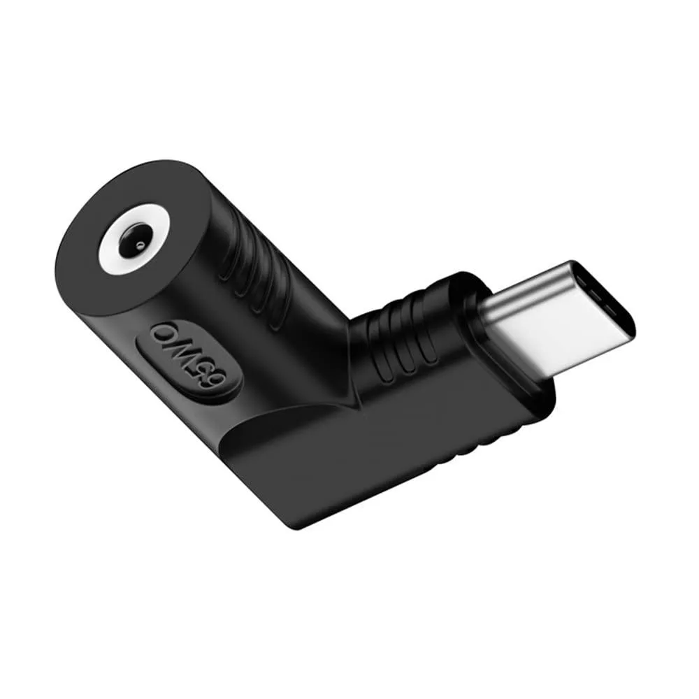 Fervit Fervit DC Jack 2.5x0.7mm to USB-C 90° 65W Power Adapter — product photo