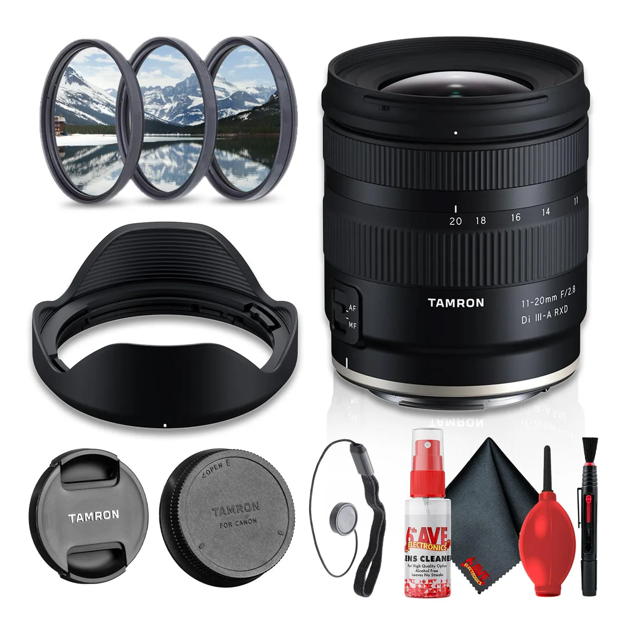 Tamron Tamron 11-20mm f/2.8 Di III-A RXD Canon RF Bundle camera lens — product photo