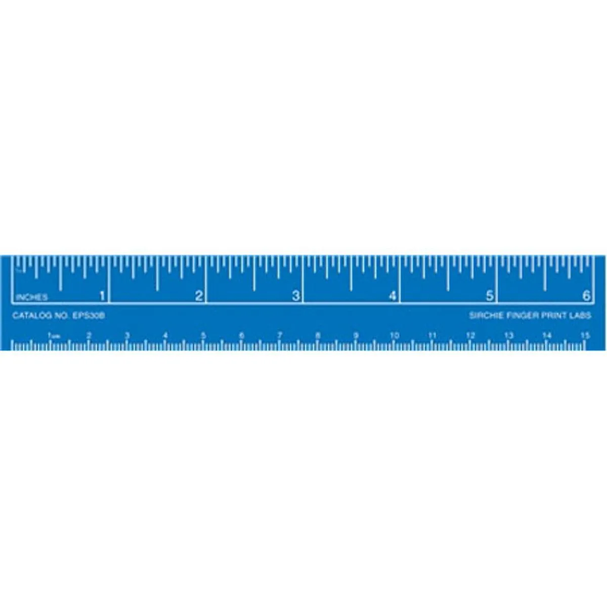 Sirchie Sirchie 6" Photo Evidence Ruler White on Blue 10 Pack — product photo