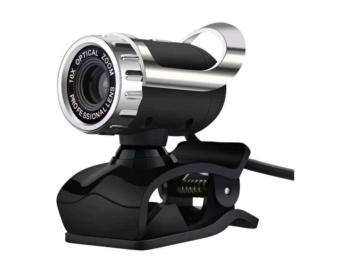 sakose sakose webcam 720P 640x480 60fps USB 2.0 3.5mm 1.4m Black/Silver — product photo