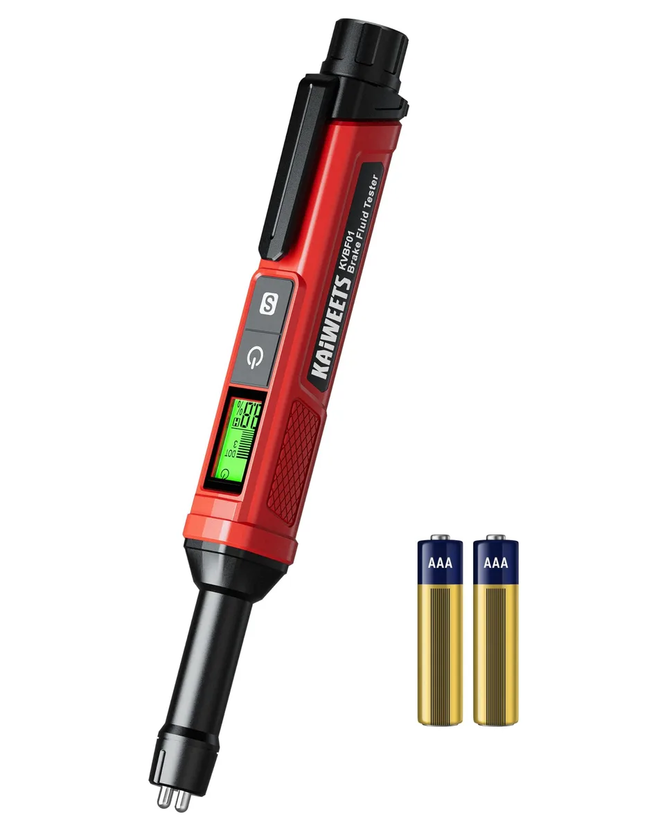 KAIWEETS Brake Fluid Tester Pen Corrosion Resistant Probe DOT3 DOT4 DOT5.1 — product photo