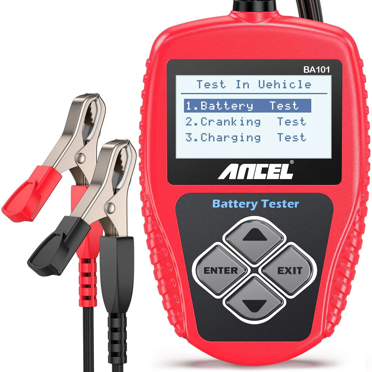  Ancel BA101 12V Battery Tester 100-2000 CCA — product photo