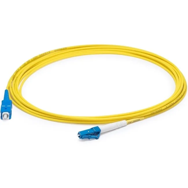 AddOn AddOn ADD-SC-LC-5MS9SMF 5.0m LC to SC OS2 Simplex Yellow fibre optic cable — product photo