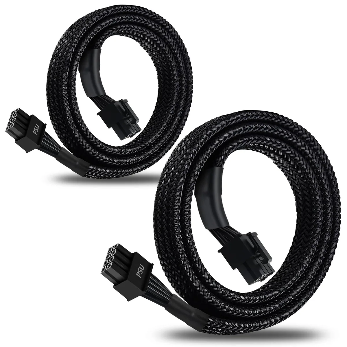  YEZriler 2-Pack PCIe 8 Pin to 8 Pin (6+2) 25-inch 63cm EVGA Compatible — product photo