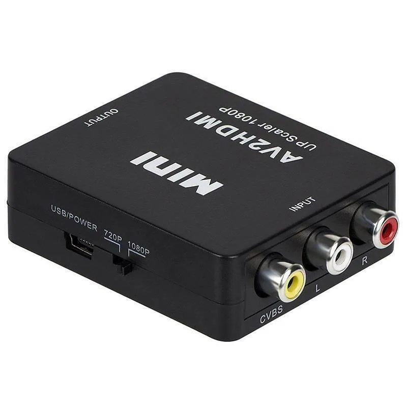 A+ Electric A+ Electric AV to HDMI Converter 1080p 60 Hz Black — product photo