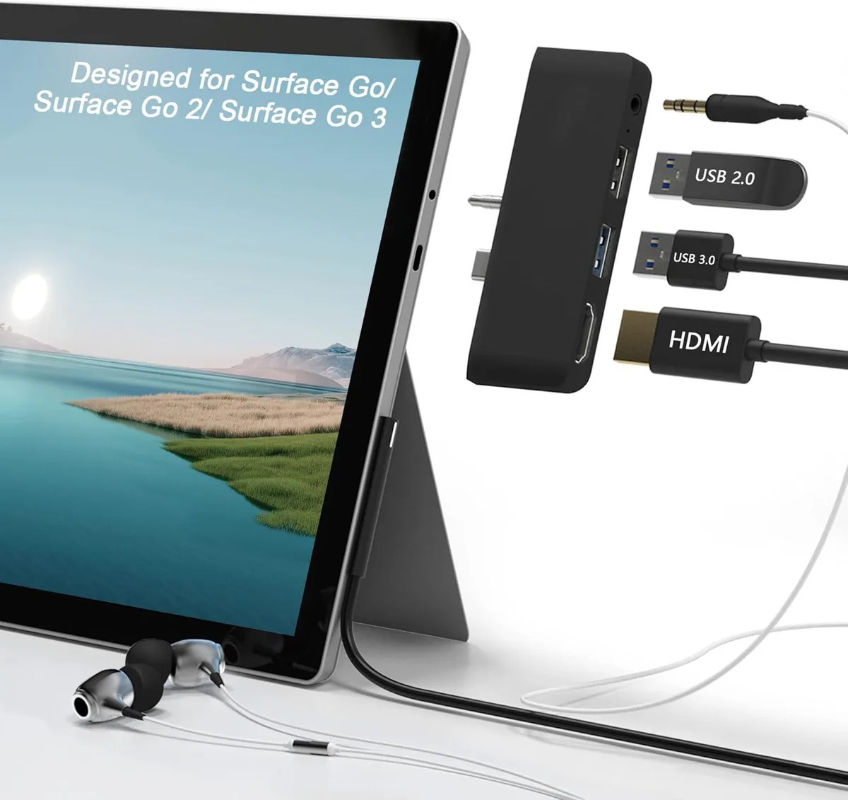 TAURKENAM TAURKENAM 4-in-1 Docking Station for Surface Go 3/Go 2/Go — product photo