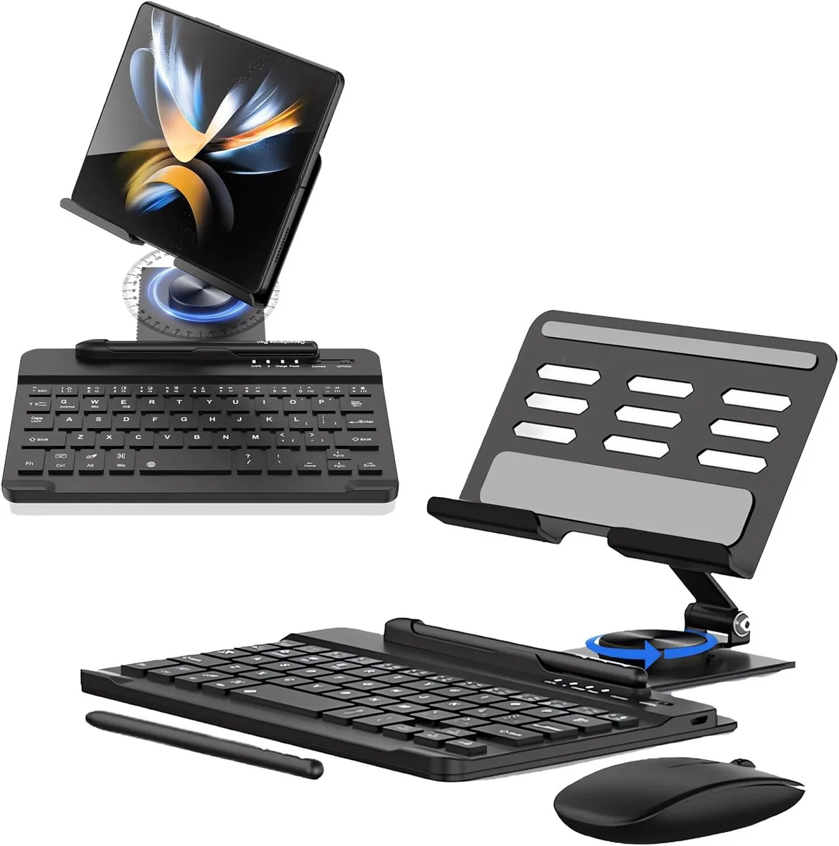 BONAEVER BONAEVER 4-in-1 Stylus Set with Stand Keyboard Mouse Pen — product photo