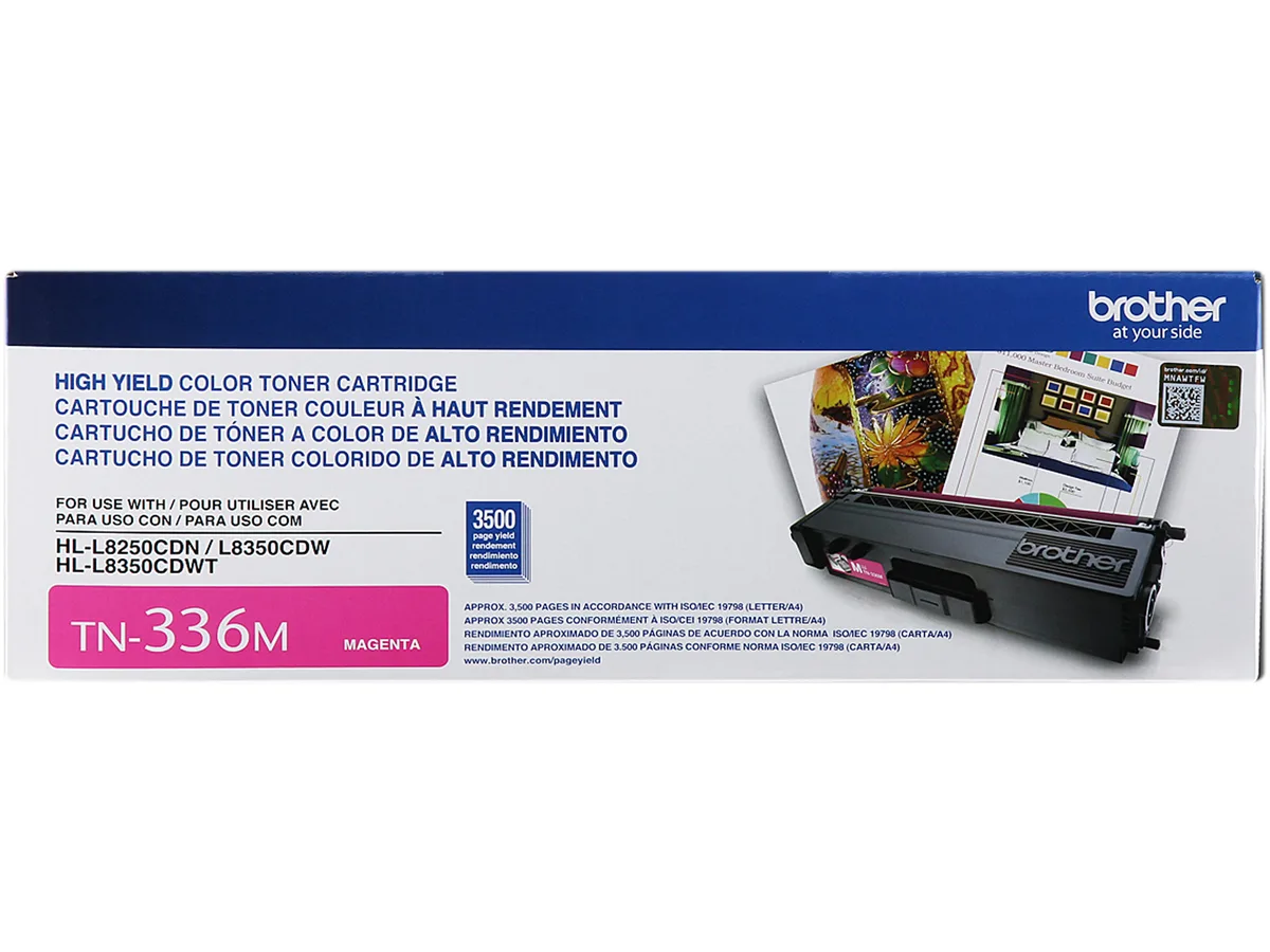 Brother Brother TN336M Magenta High Yield Toner Cartridge (Genuine) — product photo