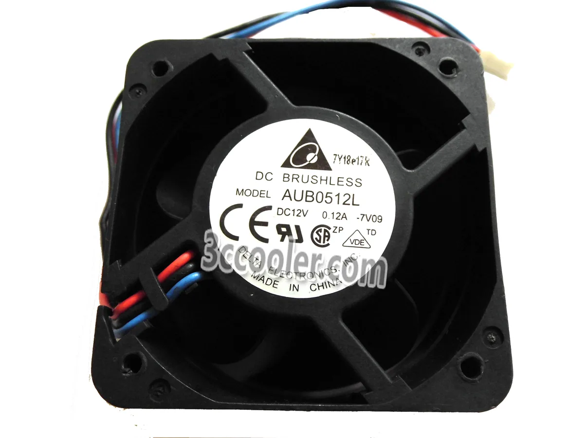 OEM Industries OEM Industries Delta 5025 AUB0512L 50mm 3-Pin Fan — product photo