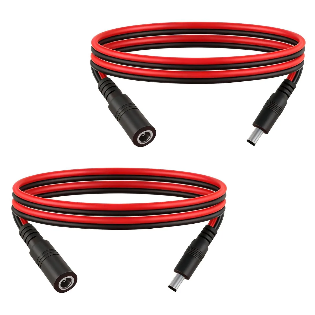  IMIYORE 3.3ft 14AWG 5.5mm x 2.5mm DC Power Extension Cord 2 pcs — product photo