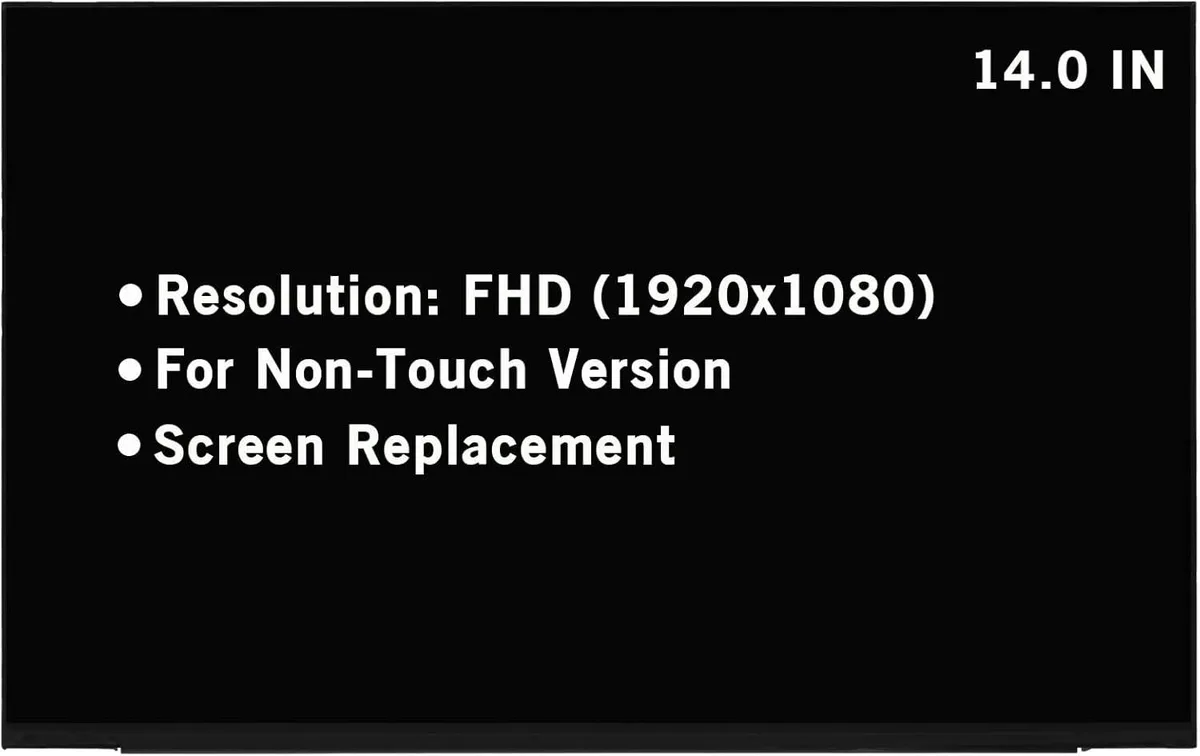 NUOLAISUN NUOLAISUN 14.0" FHD 1920x1080 IPS 30Pin laptop screen — product photo