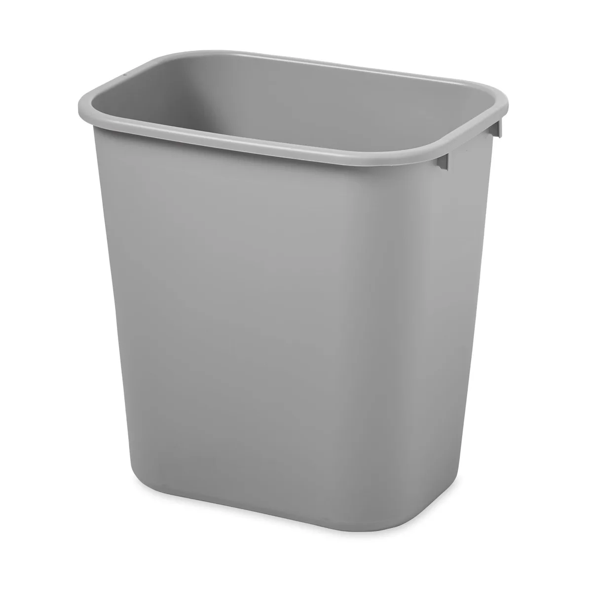  Rubbermaid FG295600GRAY 7-Gallon Resin Wastebasket Gray 12 Pack — product photo