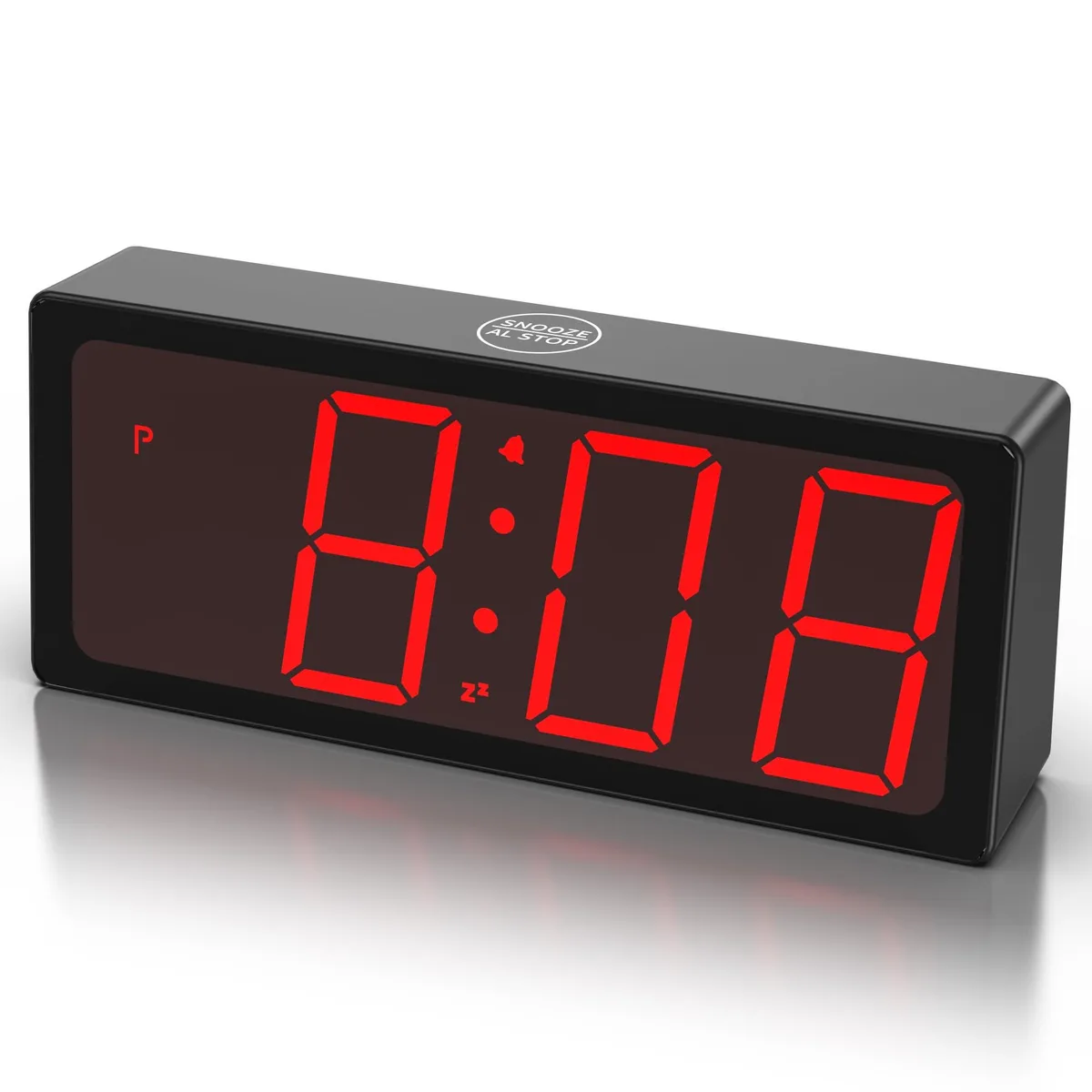  Emerson KW588 Alarm Clock White 12/24H Dual Power — product photo