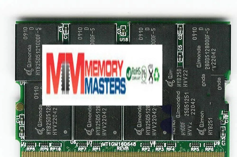 Simmtec, Inc Simmtec, Inc 1GB 172pin PC2700 333MHz DDR MicroDIMM desktop RAM — product photo