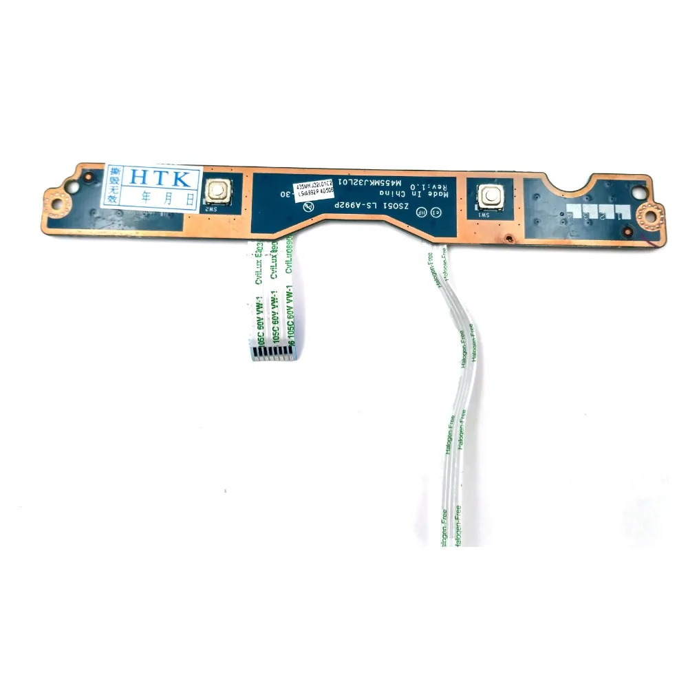 Fans Fans Laptop Touchpad Mouse Button Board 749651-001 LS-A992P ZSO51 — product photo
