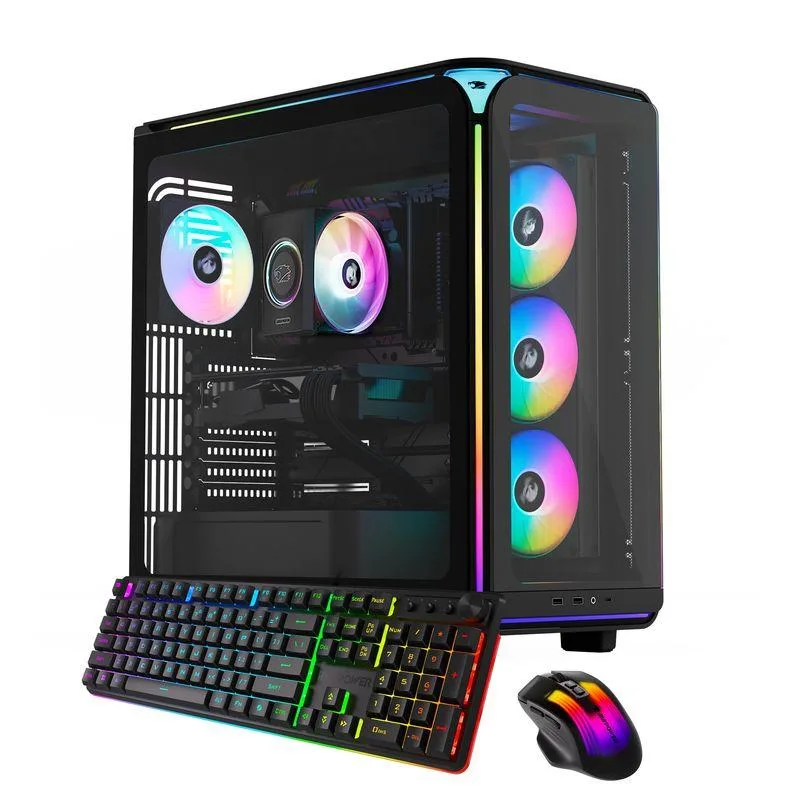 iBUYPOWER iBUYPOWER EXBA7N5601 gaming PC Ryzen 7 8700F RTX 5060 16GB DDR5 1TB NVMe — product photo