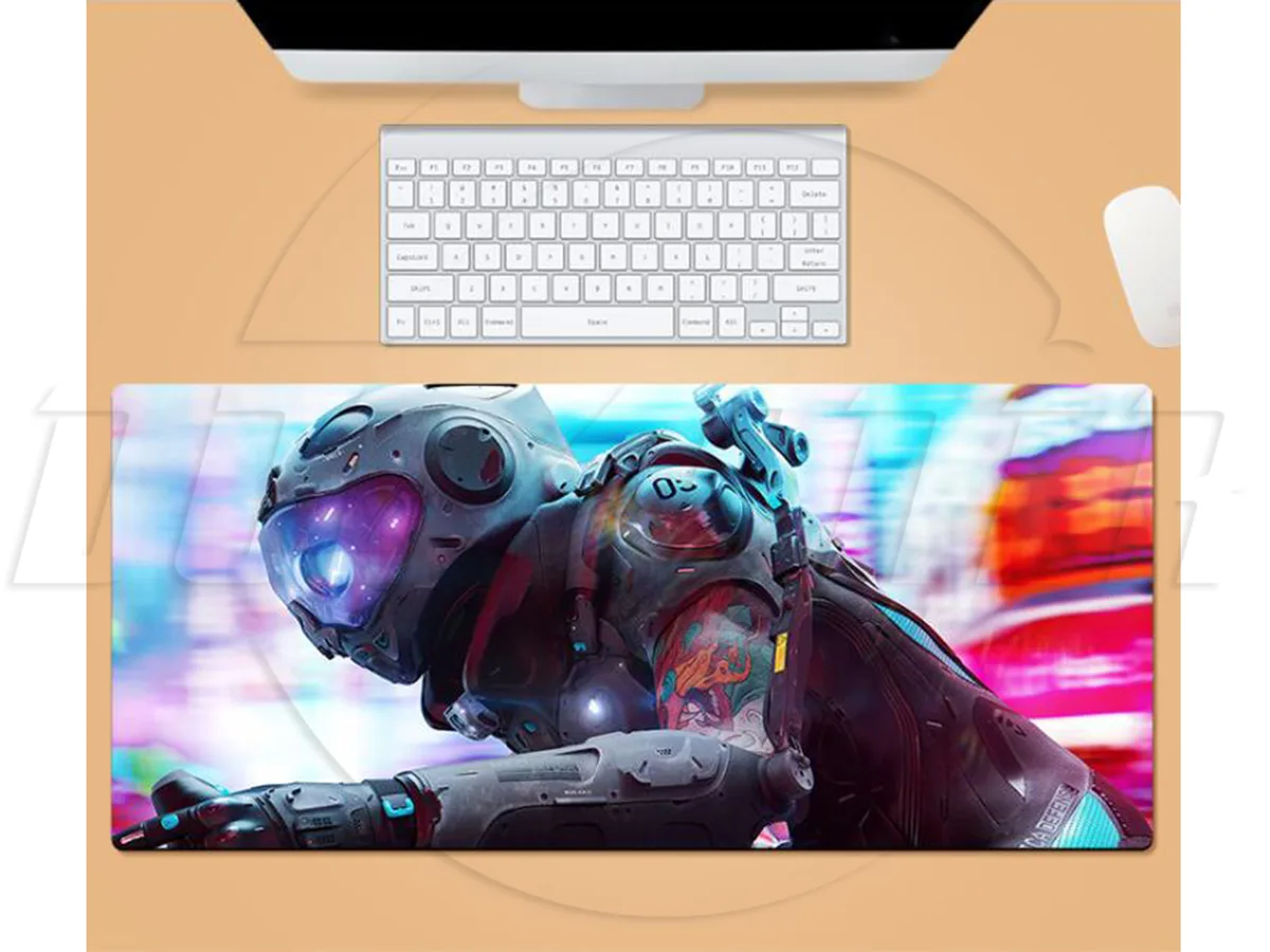 sakose sakose Cyberpunk 2077 Extended Mouse Pad Brown 35.40 x 15.70 x 0.12 in — product photo