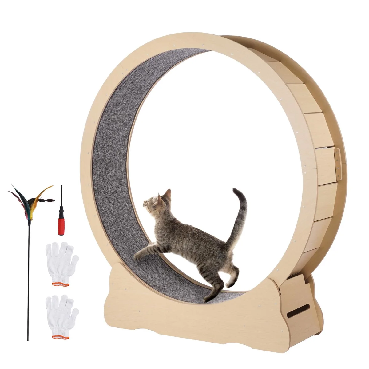 VEVOR VEVOR Wooden Cat Exercise Wheel 52" GX 4.0 XXL — product photo