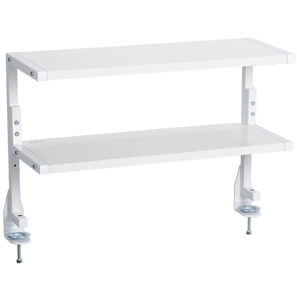 VIVO VIVO White Clamp-on 24" 2-Tier Shelf 22.8x8.8 11 lbs — product photo