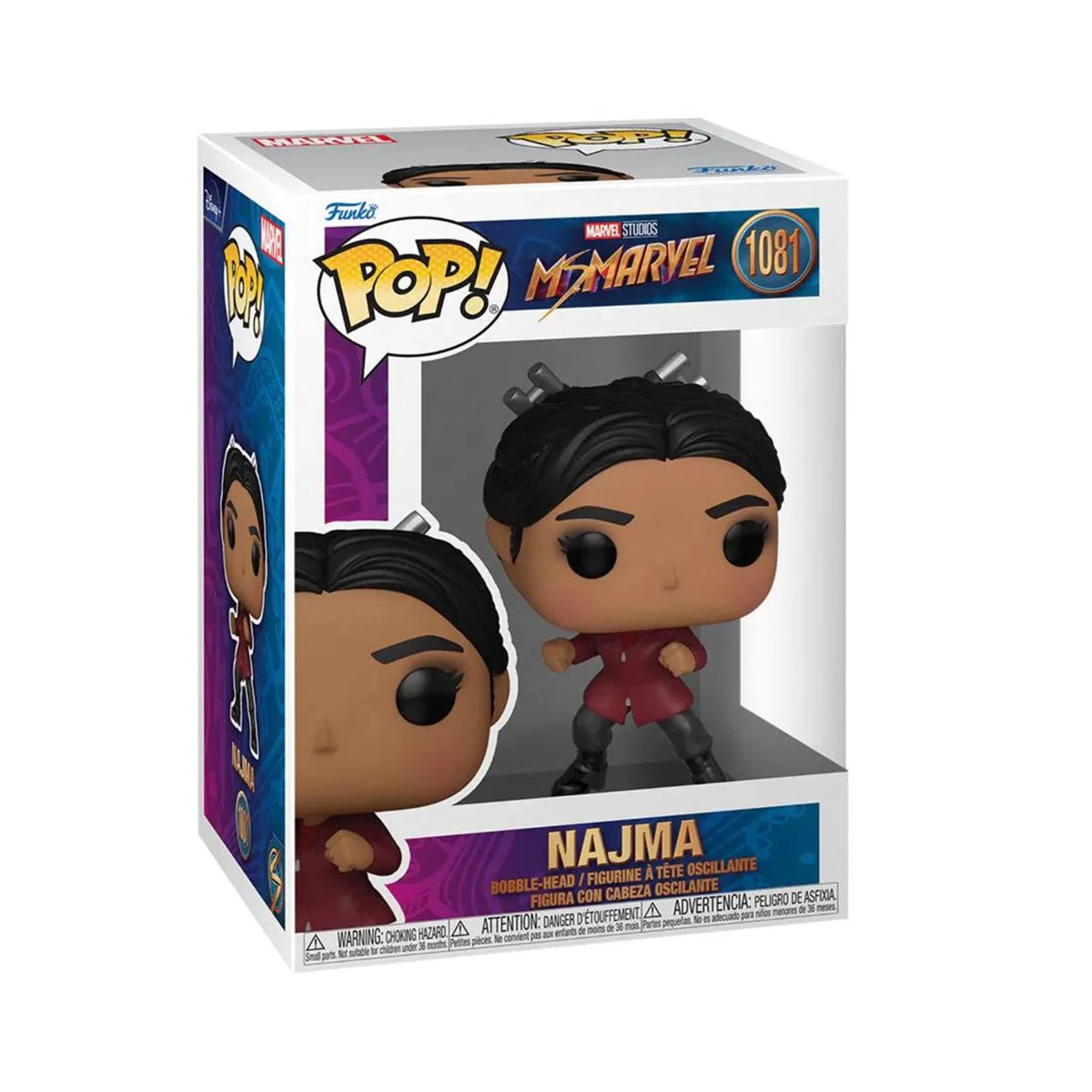 Funko Funko Marvel Ms Marvel POP Najma Vinyl Figure 3.75 — product photo