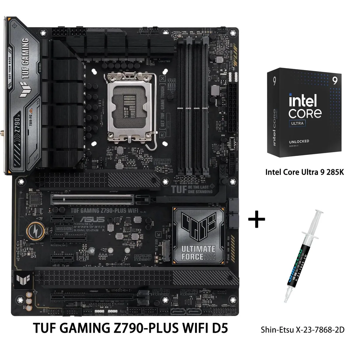 ASUS ASUS TUF GAMING Z790-PLUS WIFI D5 + Ultra 9 285K Combo — product photo
