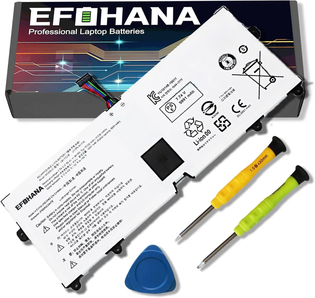 NShi NShi LBV7227E laptop battery 7.74V 80Wh 10336mAh for LG Gram 2018 2020 — product photo