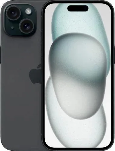 Apple Apple iPhone 15 256GB Black cell phones - unlocked — product photo