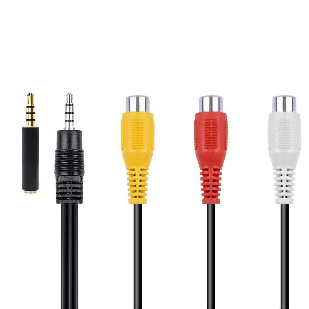 Vszerda Vszerda 3.5mm Male to 3RCA Female Audio Adapter 25cm — product photo