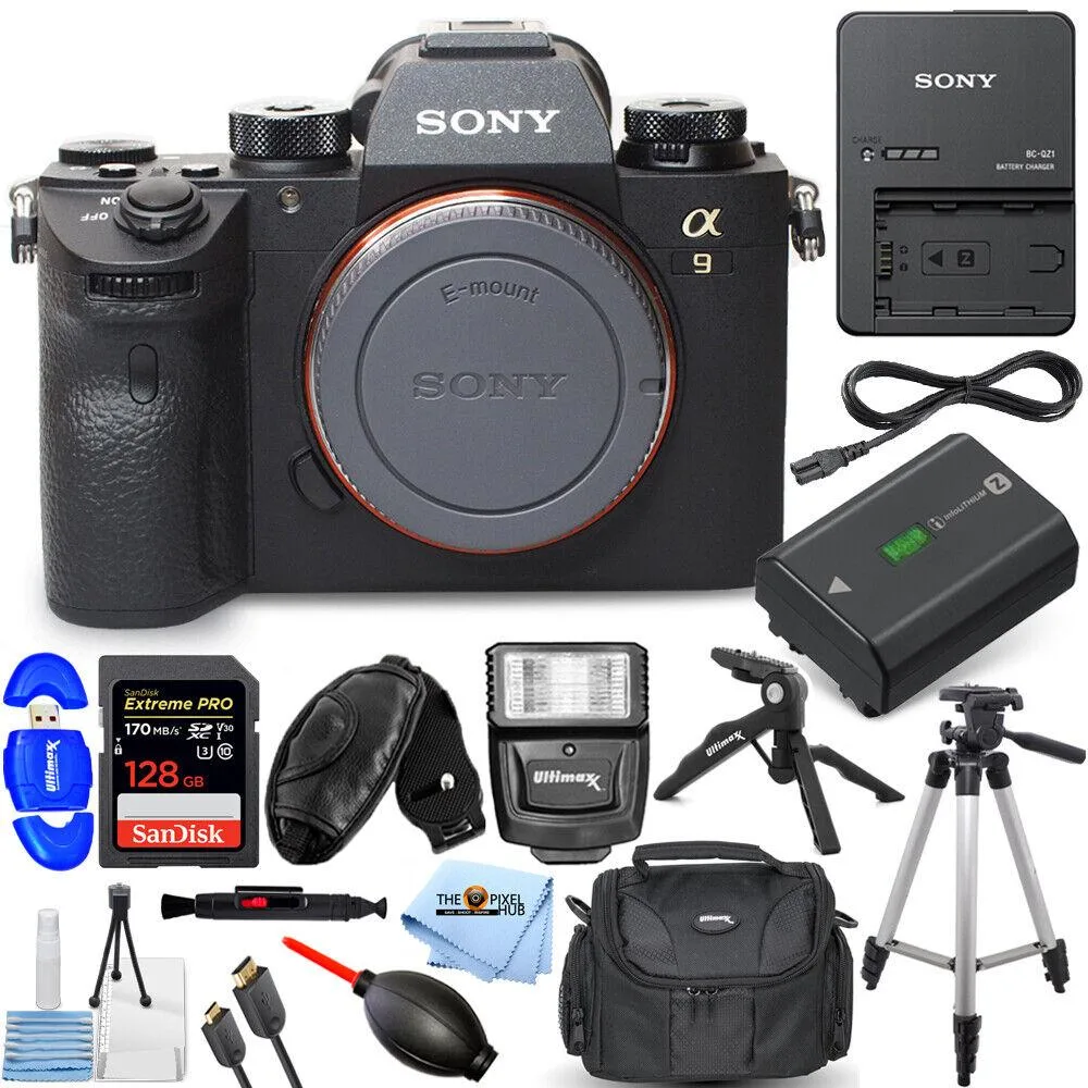 Sony Sony Alpha a9 II 24.2MP Full-Frame Mirrorless Camera Body 10PC Accessory Bundle — product photo