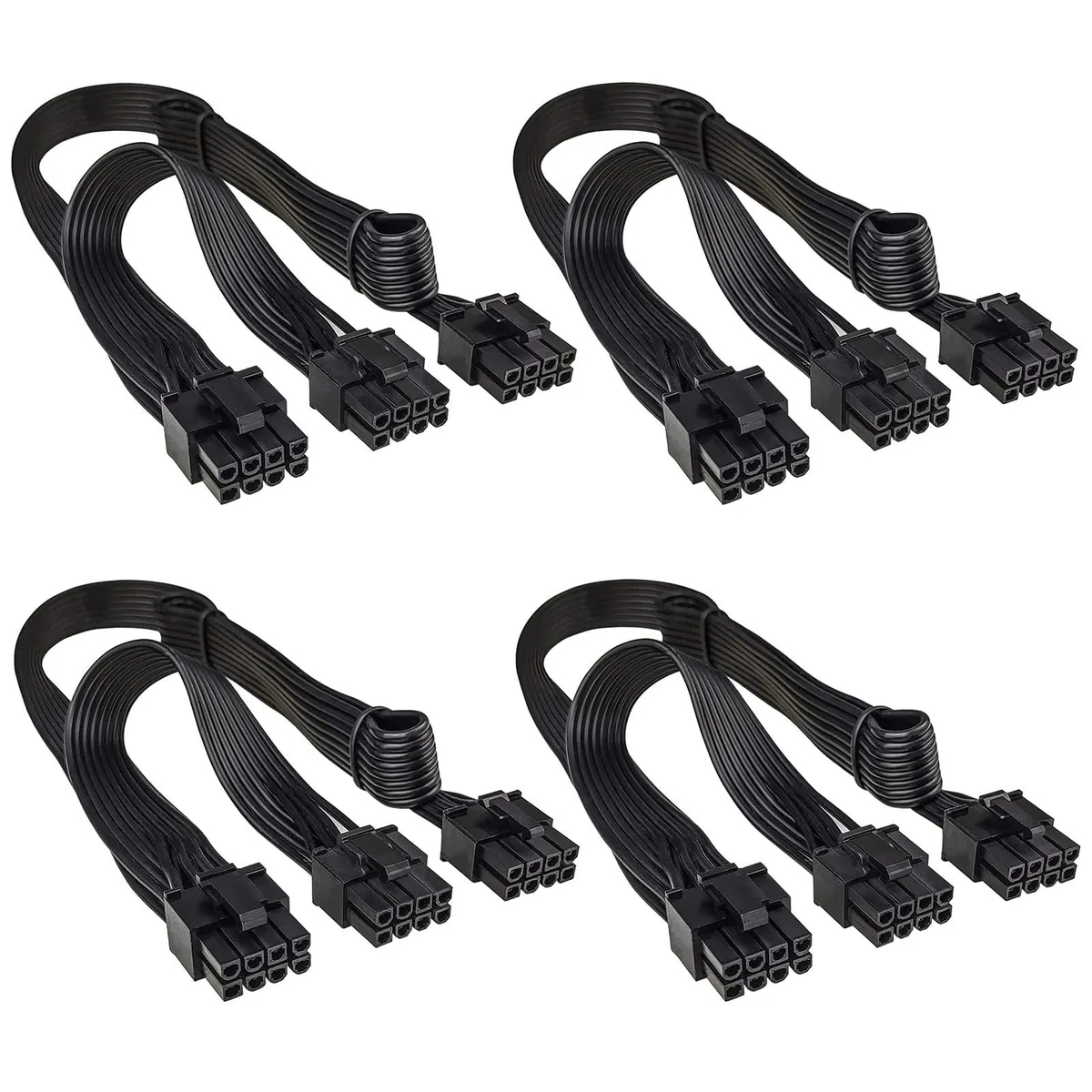 Vszerda Vszerda 4-Pack EPS 8 Pin to Dual PCIe 8 Pin (6+2) Cable for Corsair PSU — product photo