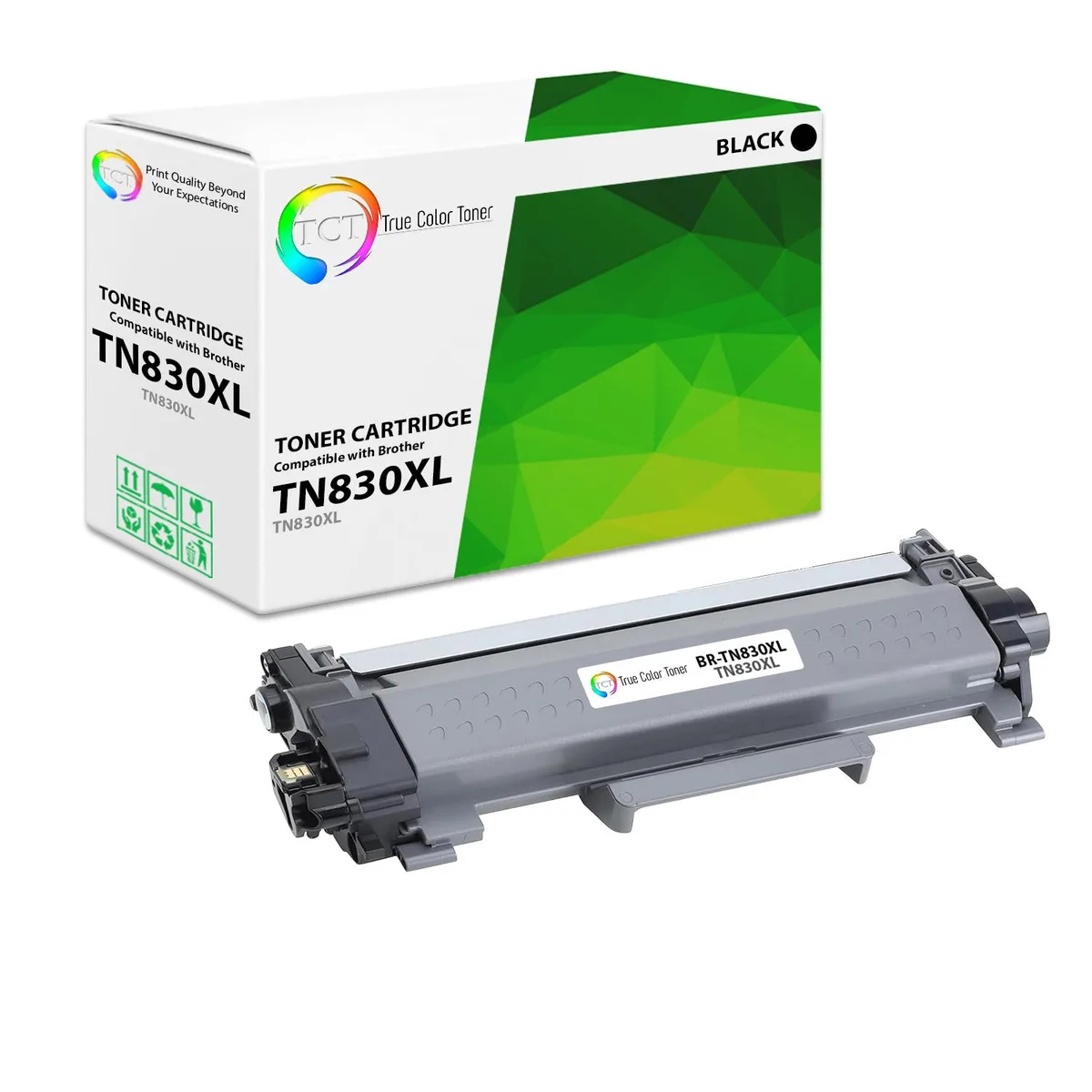 TCT TCT TN830XL toner cartridge black high yield 3000 pages — product photo