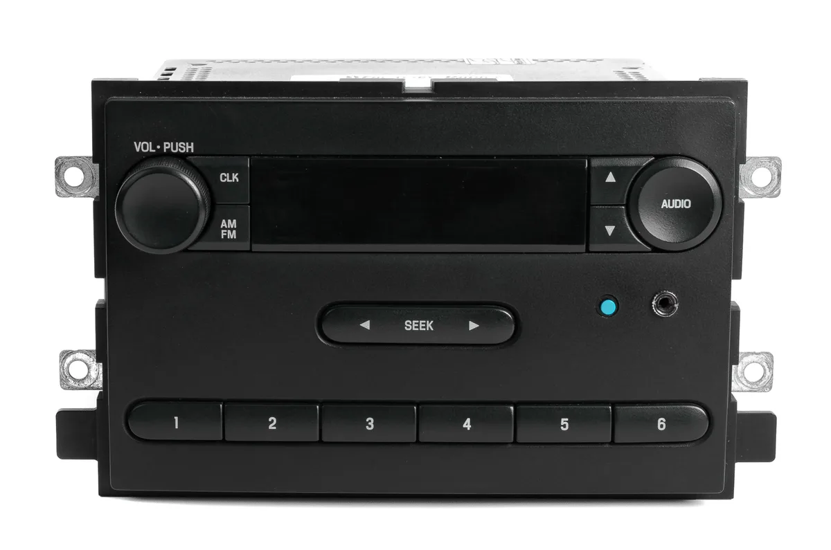 1 Factory Radio 1 Factory Radio 6L3T-18K810-HA receiver AM FM Bluetooth AUX 2006 Ford F-150 — product photo