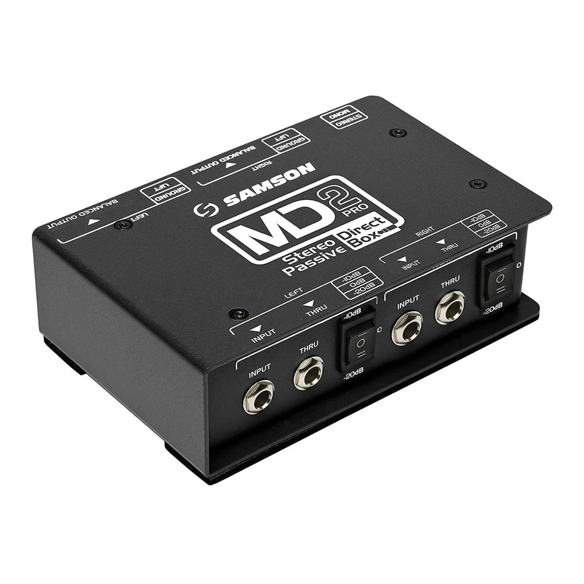 LORDWORLD LORDWORLD MD2 Pro Stereo Passive Direct Box Shielded Transformer — product photo