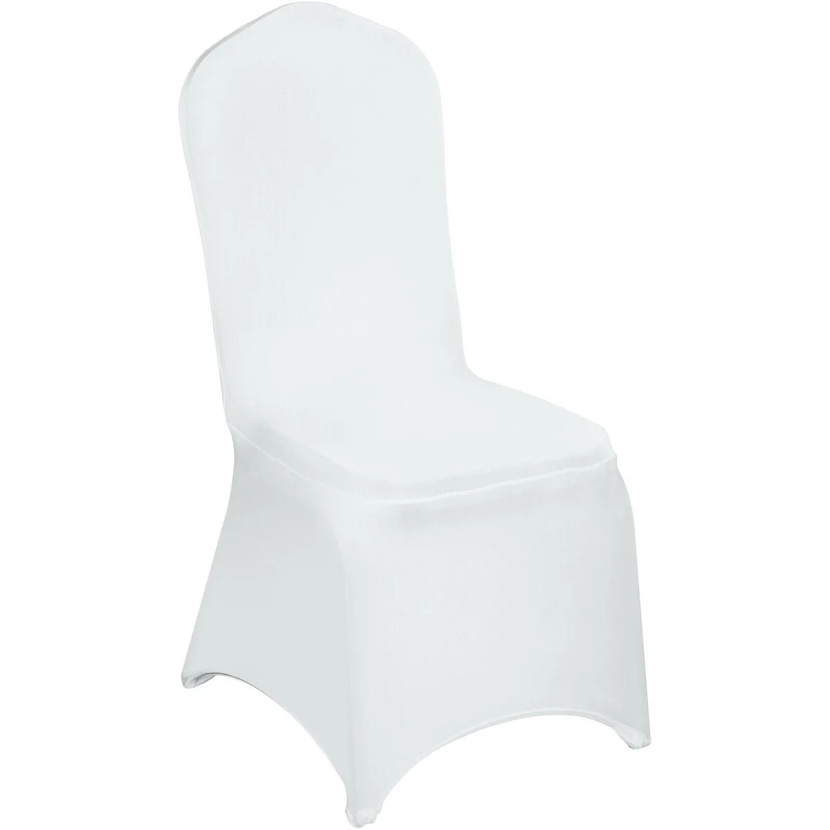 NShi NShi Spandex Stretch Chair Covers White 100PCS — product photo