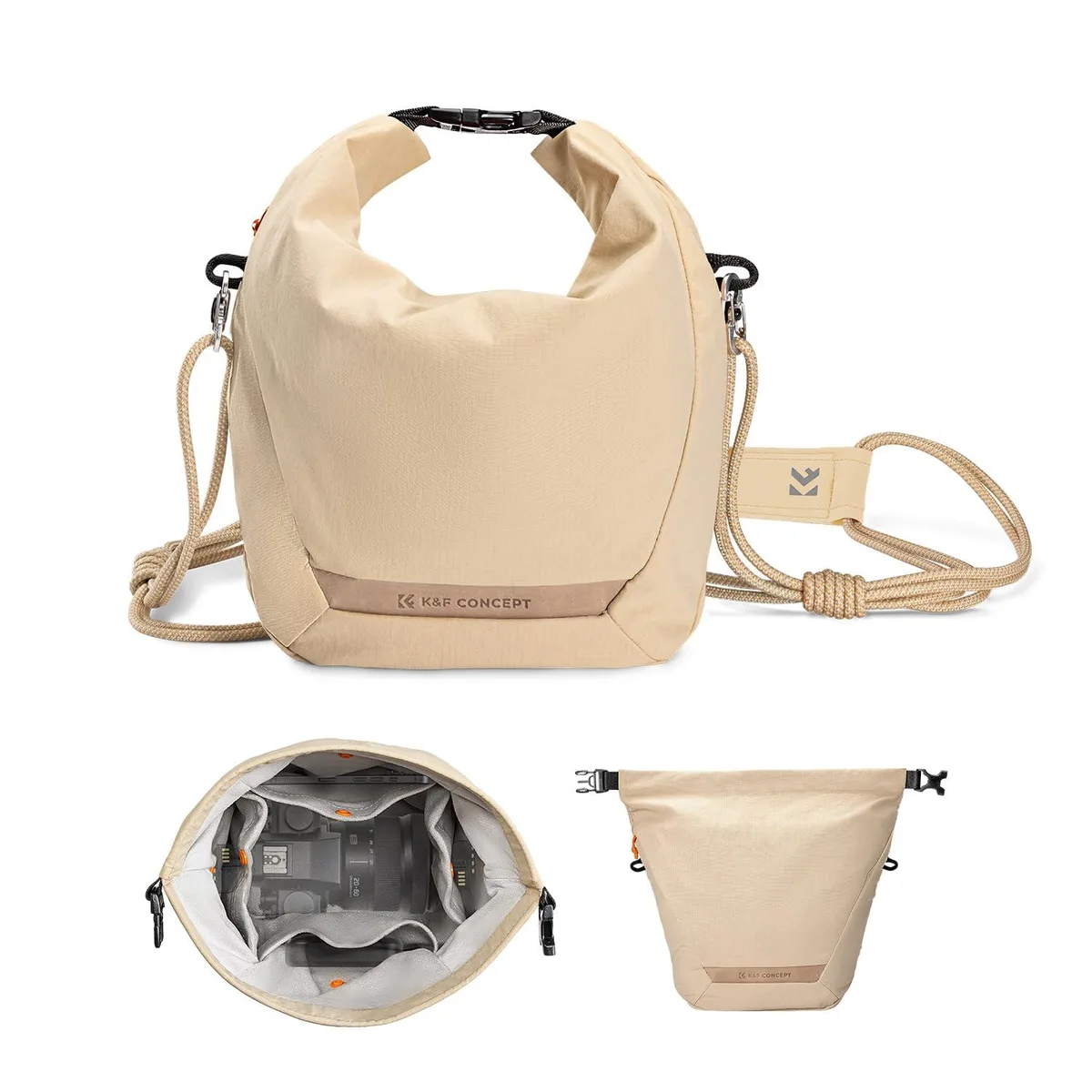 K&F CONCEPT KF13.168V1 Camera Sling Bag Small Compact Case — product photo