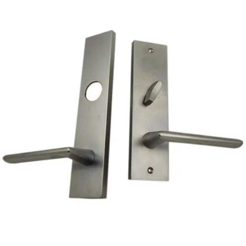 MAXTECH MAXTECH 1033L3L Satin Chrome US26D Left Handed Heavy Duty Lever Mortise Plates — product photo