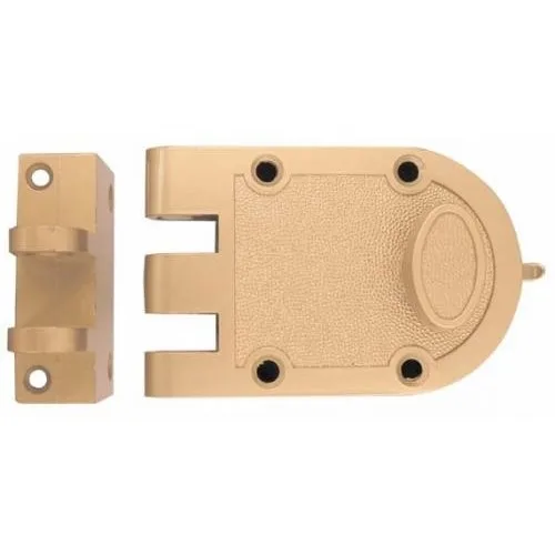 Ultra Hardware Ultra Hardware 44857 Brass Jimmy Proof Single Cylinder Deadlock — product photo