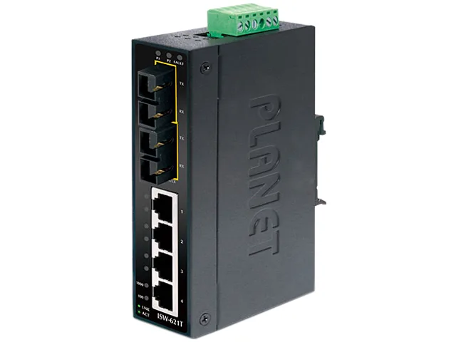 PLANET PLANET ISW-621TS15 4+2 100FX Single-mode Industrial Network Switch 15 km — product photo