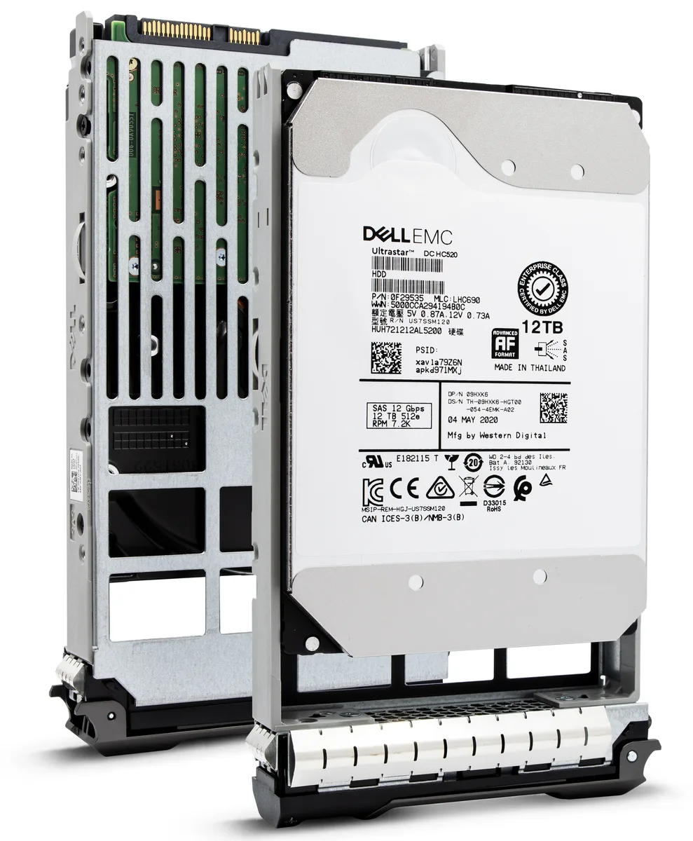 DELL DELL 400-AUTD 12TB 3.5" SAS 12Gb/s 7200 RPM internal hard drive — product photo