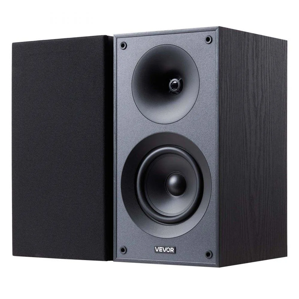 VEVOR VEVOR VV-5B Passive Bookshelf Speakers 300W 5.25" Woofer 1" Tweeter Pair — product photo