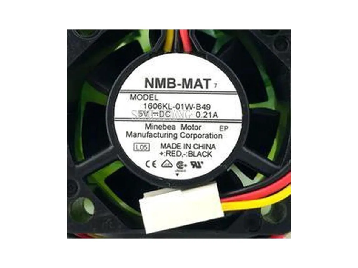 Fans Fans 1606KL-01W-B49 L50 5V 0.21A 40x40x15mm 3-wire case fan — product photo