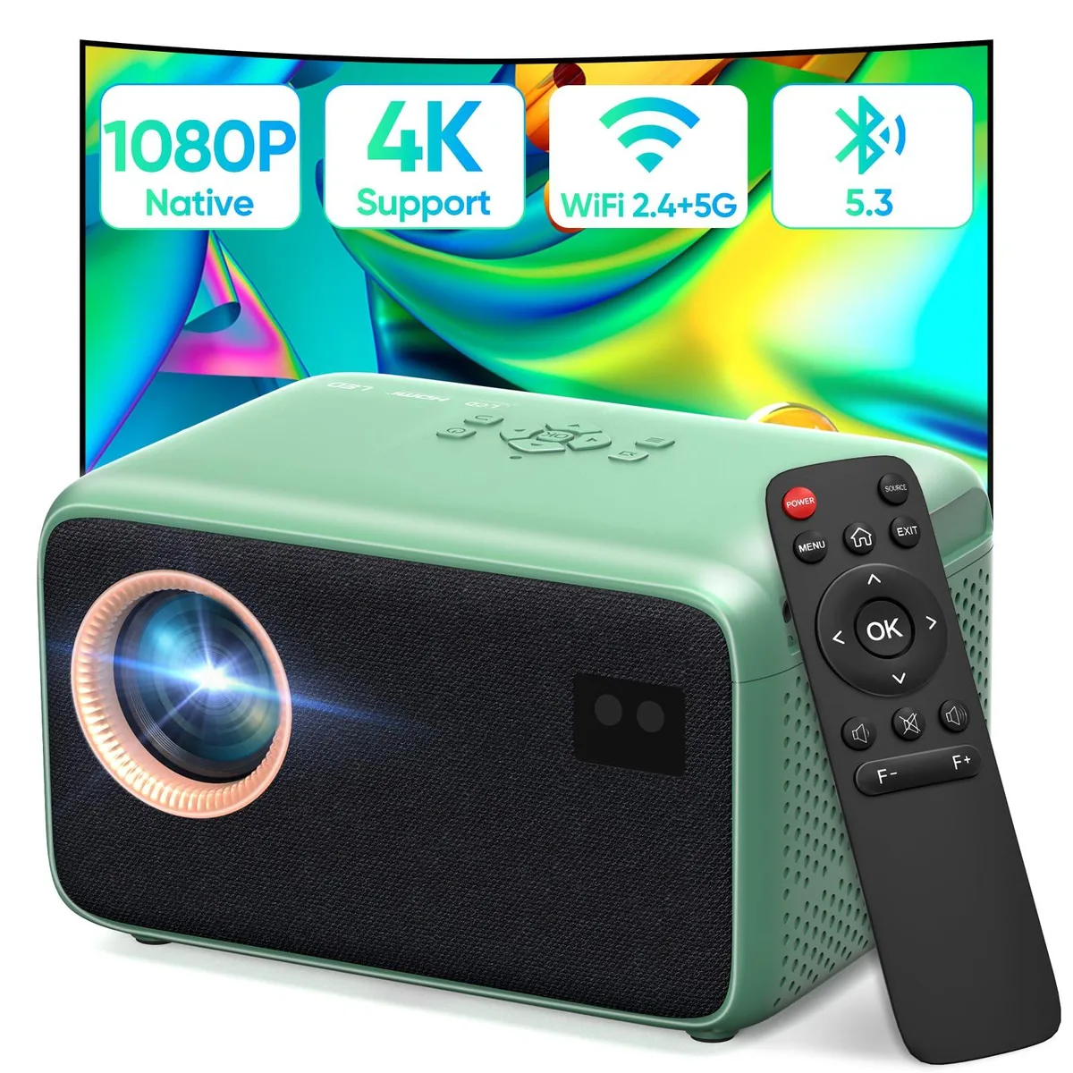  ViewSonic DLP business projector 3000 ANSI 1080P 120 Hz Wi-Fi 6 Bluetooth 5 white 1.579 kg — product photo