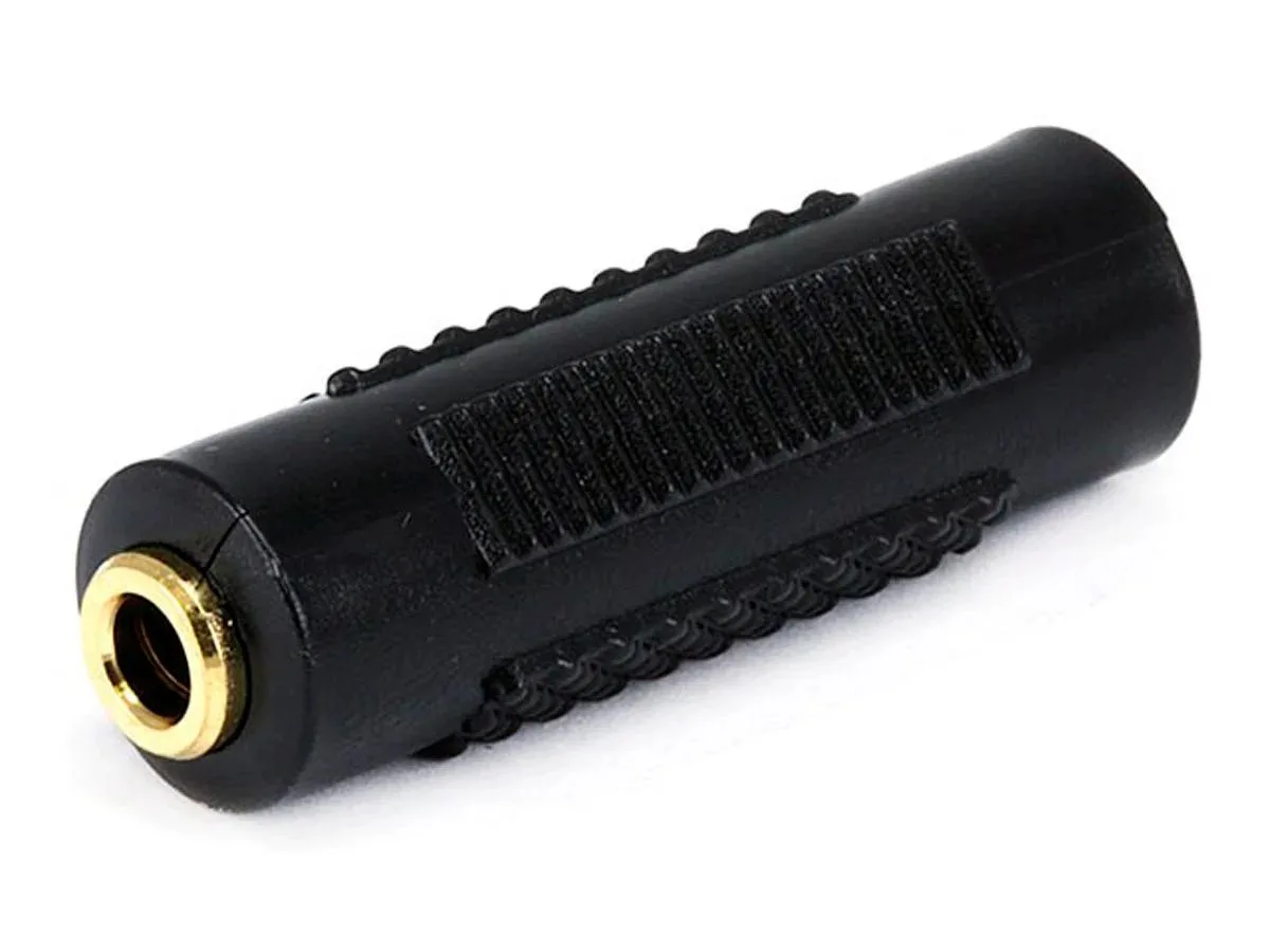 Monoprice Inc. Monoprice GC-678 3.5mm Stereo Jack Adapter Female to Female Gold Plated — product photo
